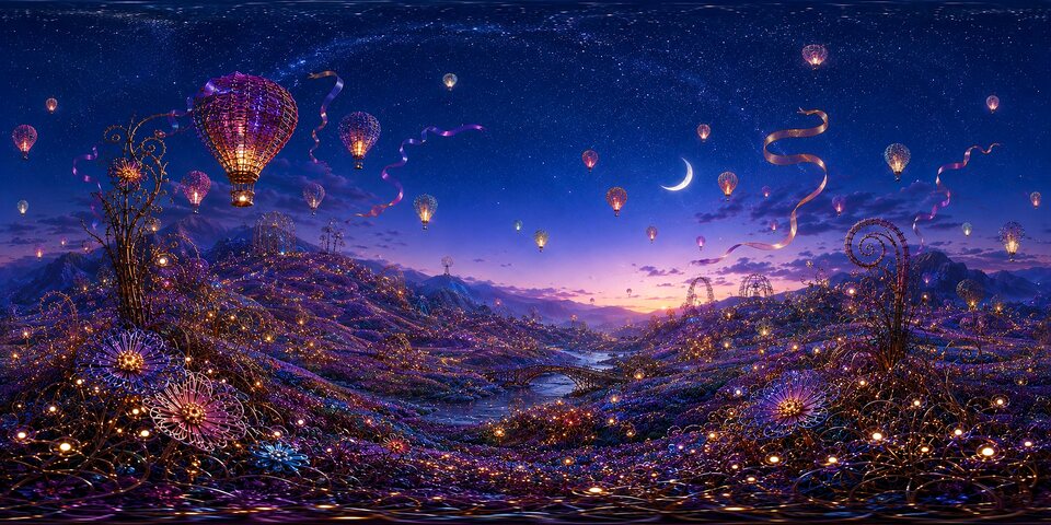 Moonlit Balloon Valley